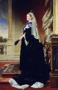Heinrich Martin Krabbe, Portrait of Queen Victoria as widow